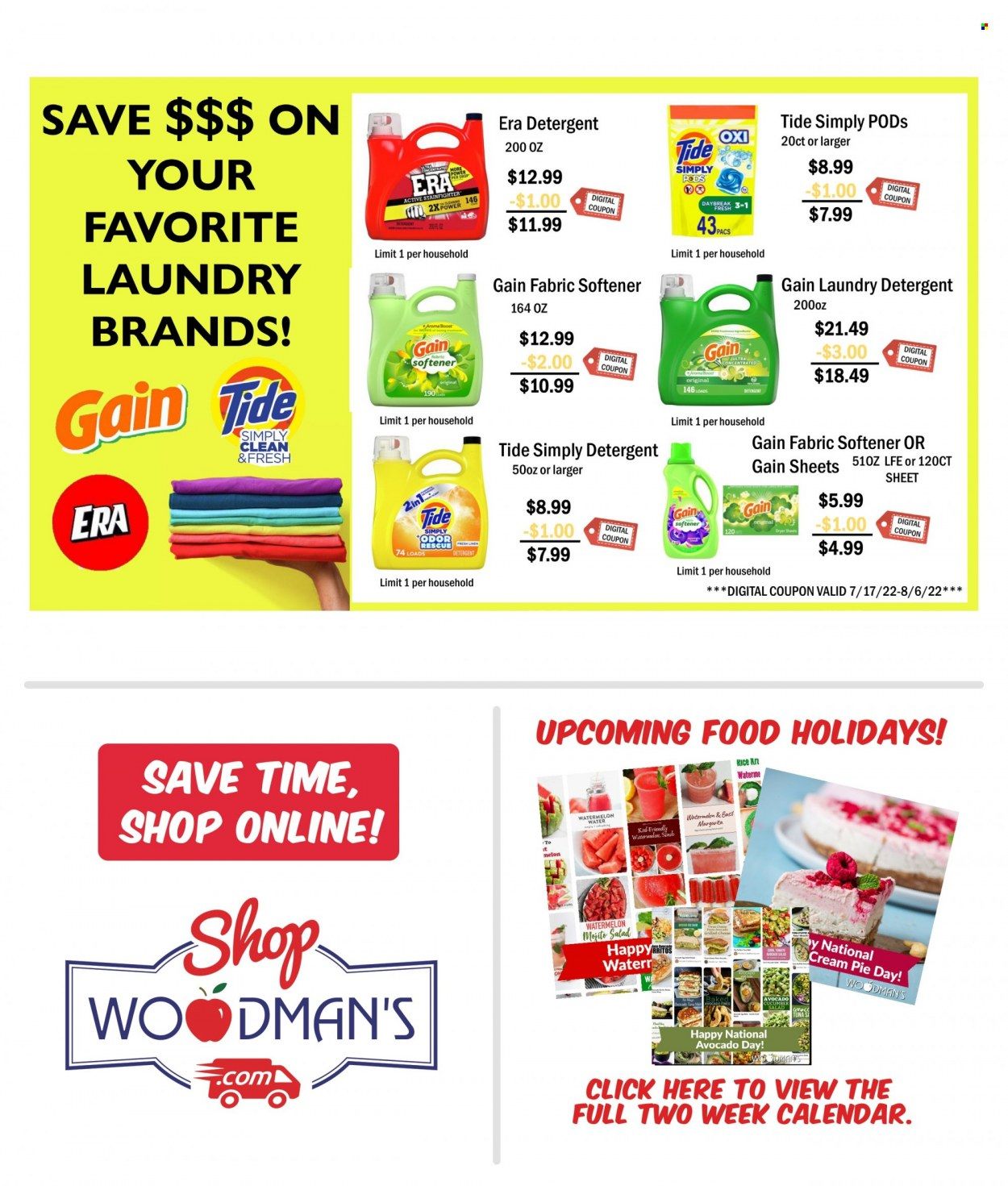 Woodman's Markets (IL, WI) Weekly Ad Flyer July 29 to August 5