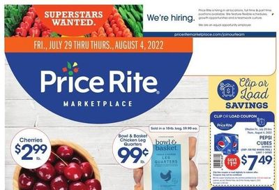 Price Rite (CT, MA, MD, NH, NJ, NY, PA, RI) Weekly Ad Flyer July 29 to August 5