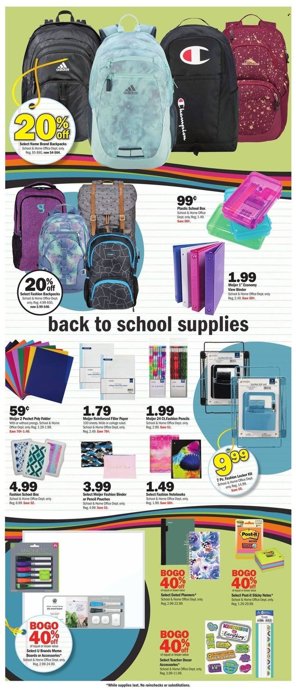Meijer (IN) Weekly Ad Flyer July 29 to August 5