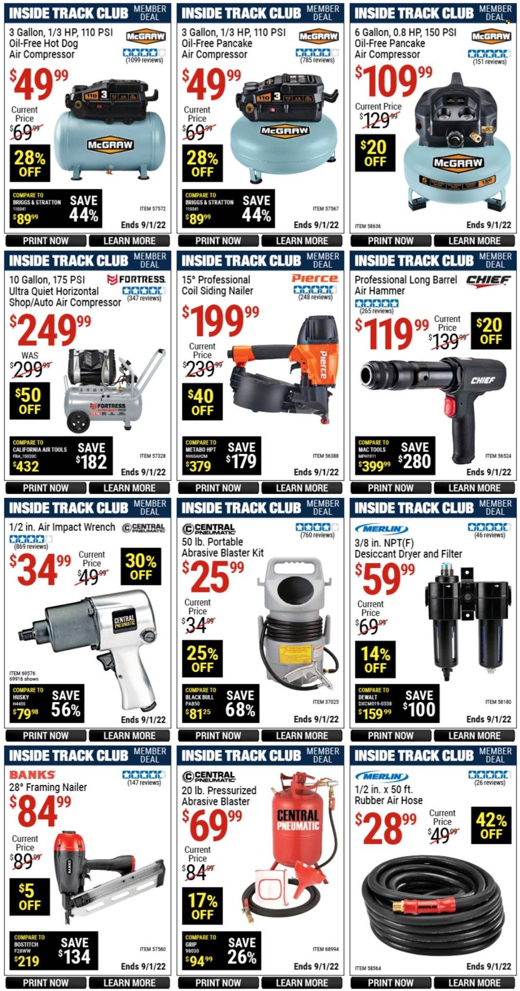 Harbor Freight Weekly Ad Flyer Specials July 29 to September 1, 2022
