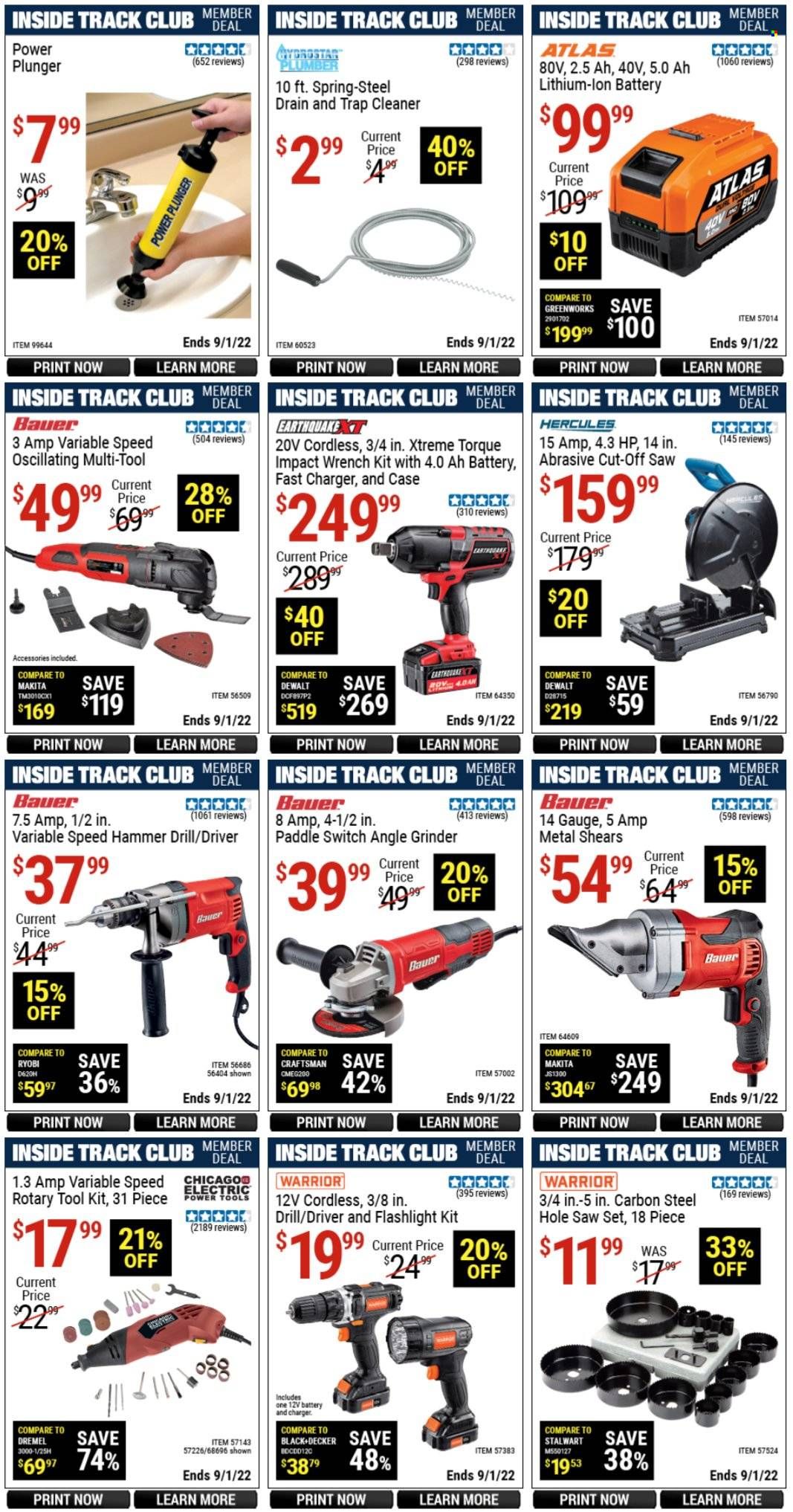 Harbor Freight Weekly Ad Flyer Specials July 29 to September 1, 2022