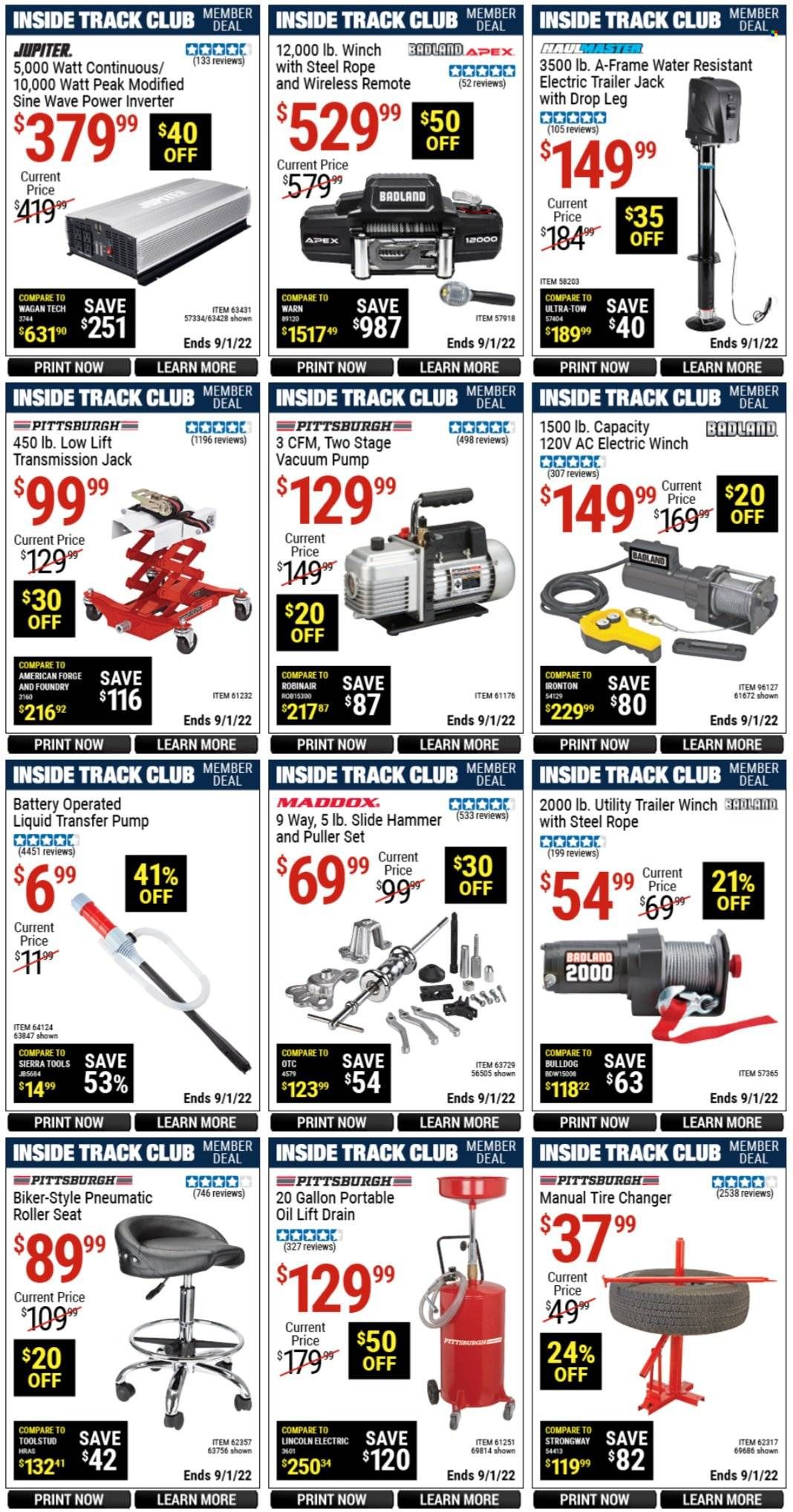 Harbor Freight Weekly Ad Flyer Specials July 29 to September 1, 2022