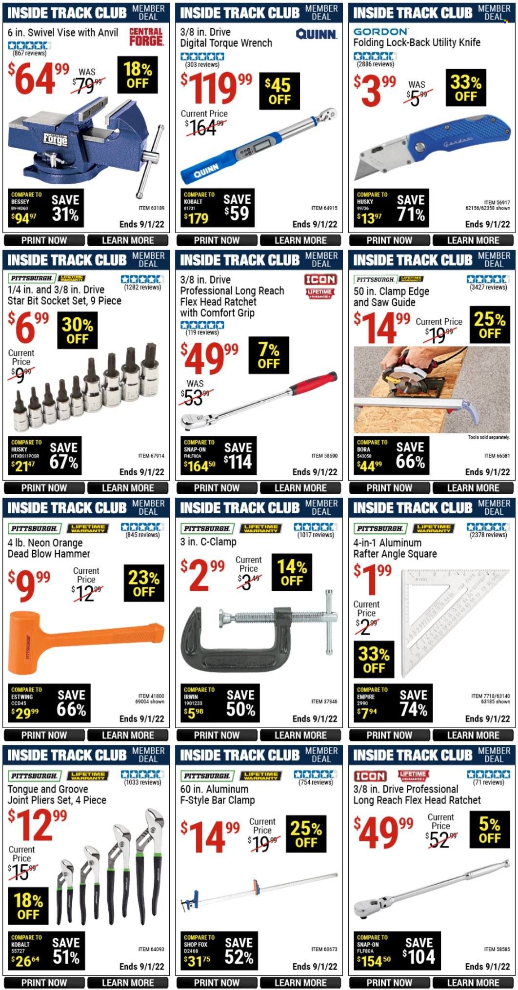 Harbor Freight Weekly Ad Flyer Specials July 29 to September 1, 2022