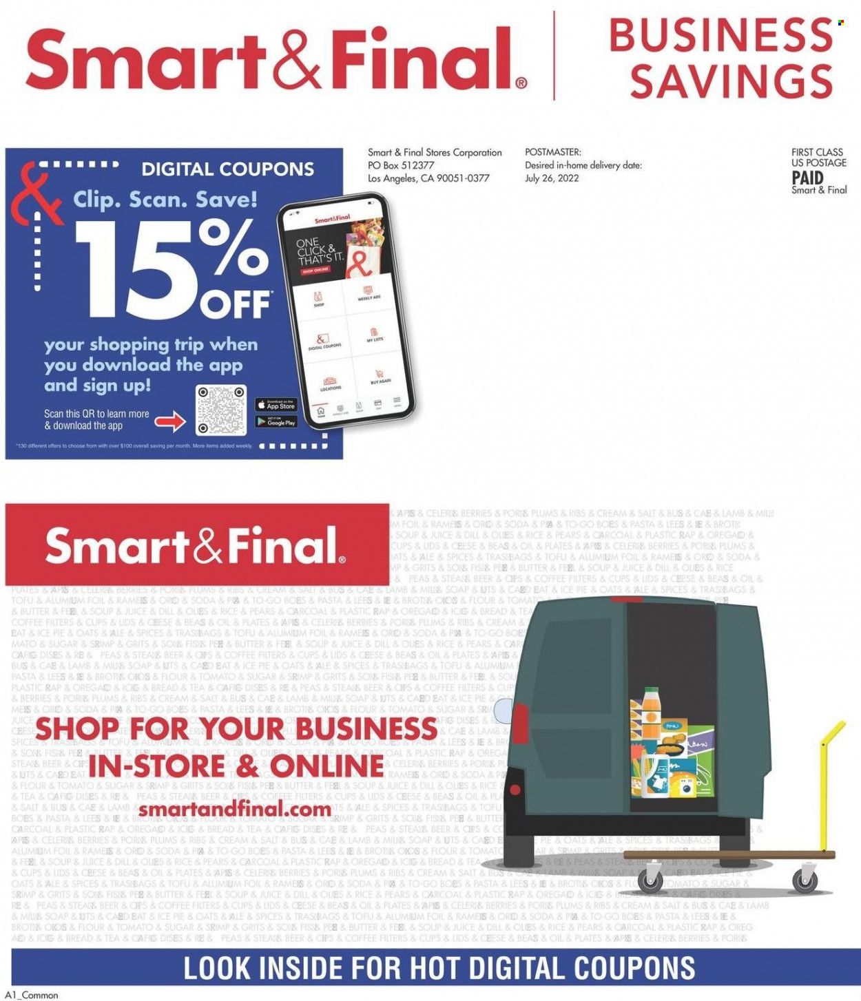 Smart & Final (AZ, CA) Weekly Ad Flyer July 29 to August 5