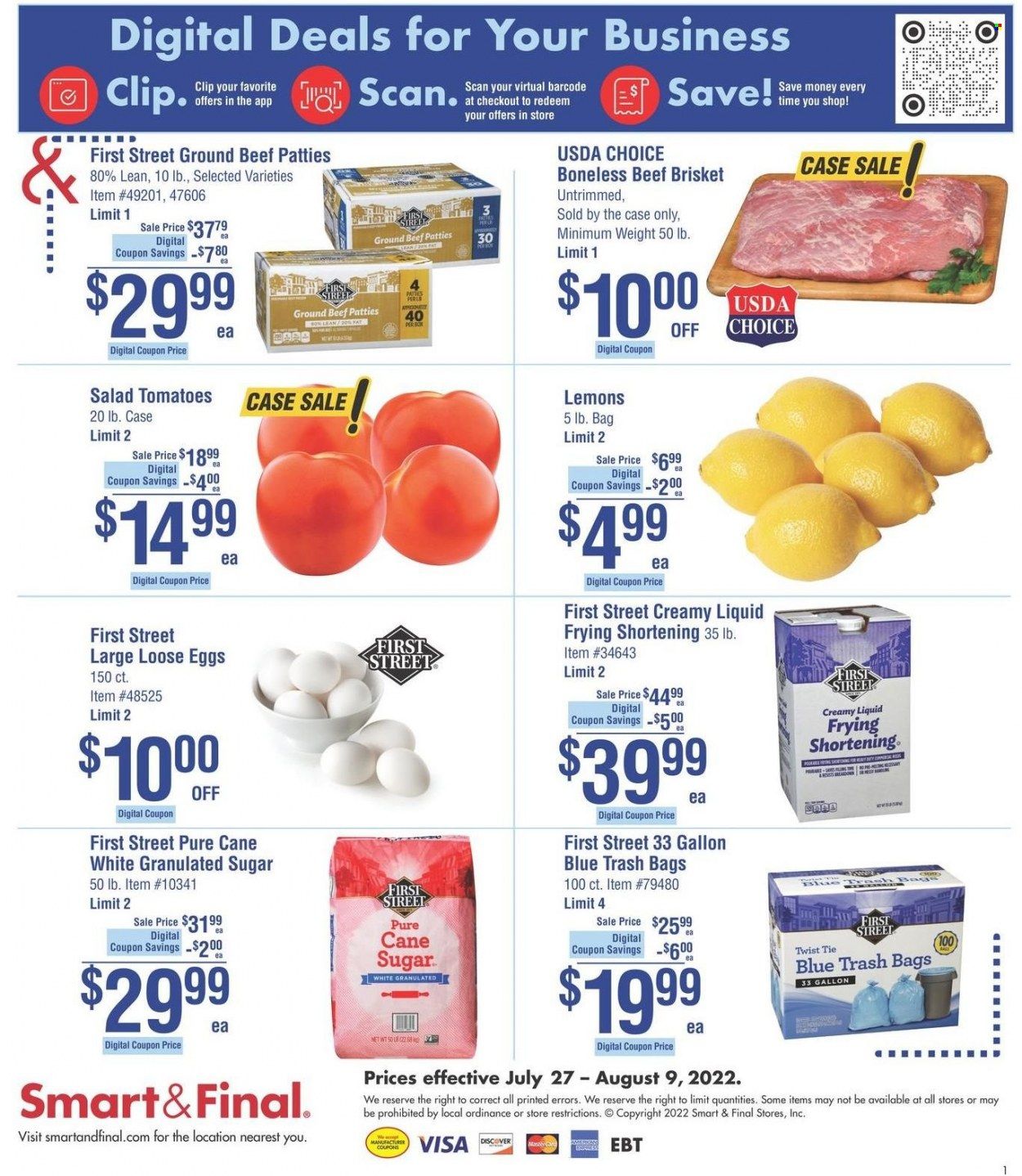 Smart & Final (AZ, CA) Weekly Ad Flyer July 29 to August 5