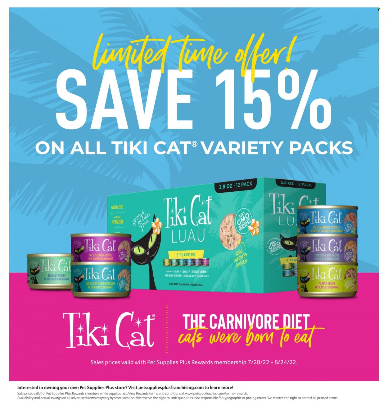 Pet Supplies Plus Weekly Ad Flyer Specials July 28 to August 24, 2022