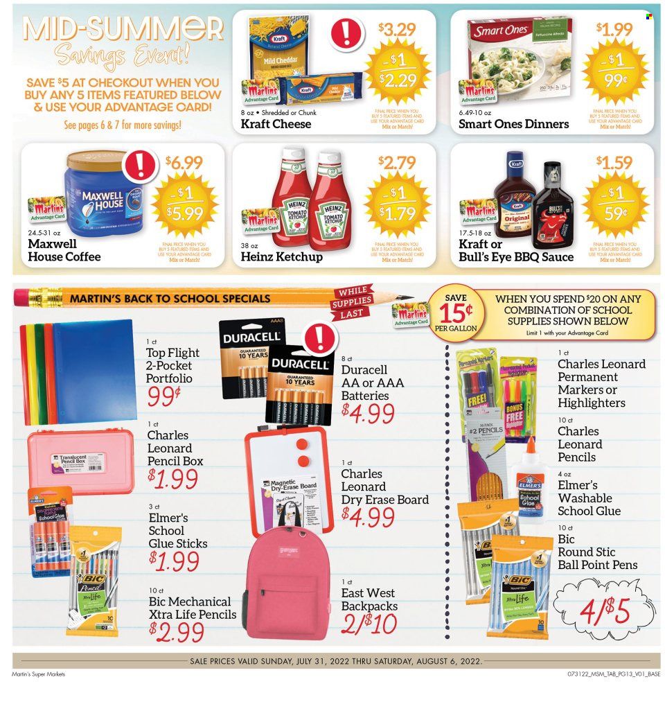 Martin’s (IN, MI) Weekly Ad Flyer July 29 to August 5