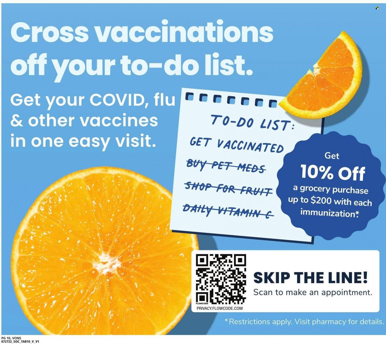 Vons (CA) Weekly Ad Flyer Specials July 27 to August 23, 2022