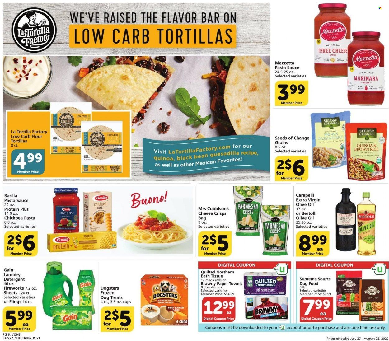 Vons (CA) Weekly Ad Flyer Specials July 27 to August 23, 2022
