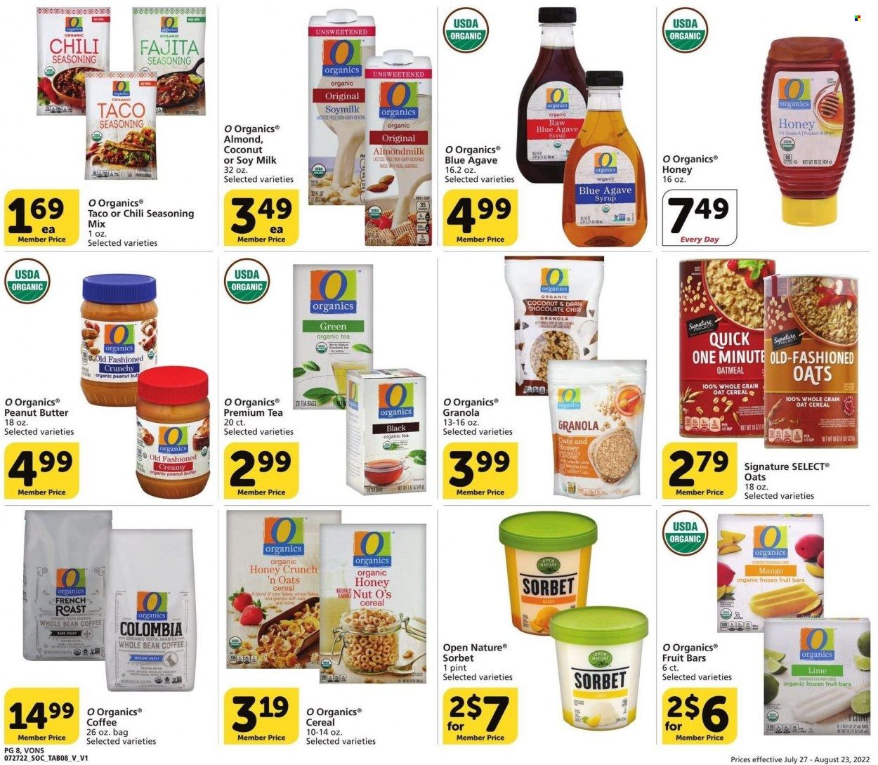 Vons (CA) Weekly Ad Flyer Specials July 27 to August 23, 2022
