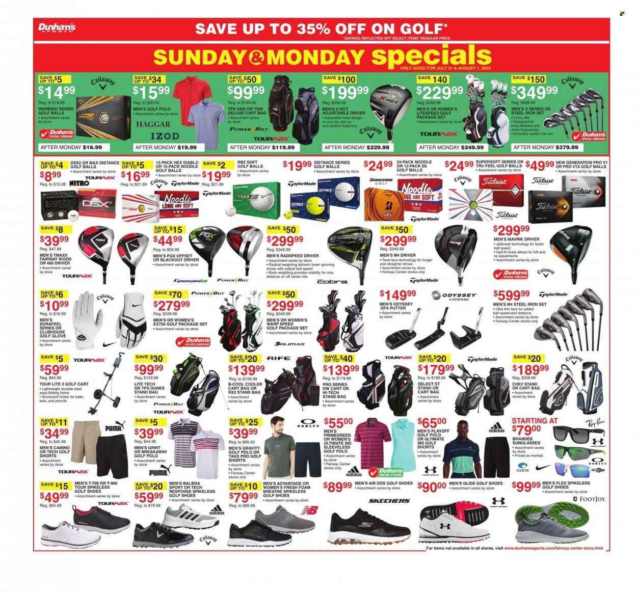 Dunham's Sports (MI) Weekly Ad Flyer July 29 to August 5