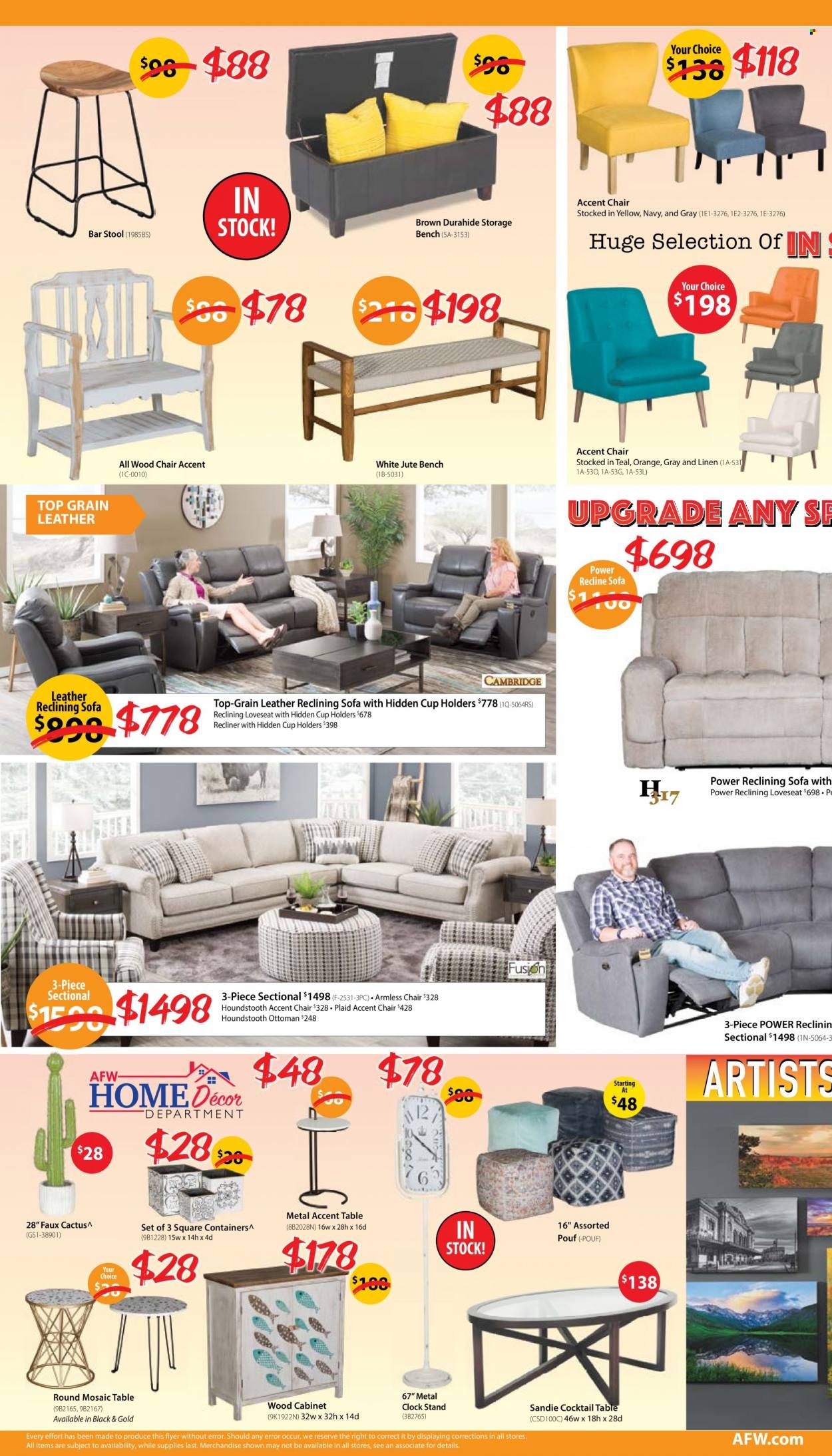 American Furniture Warehouse (AZ, CO, TX) Weekly Ad Flyer July 31 to August 7