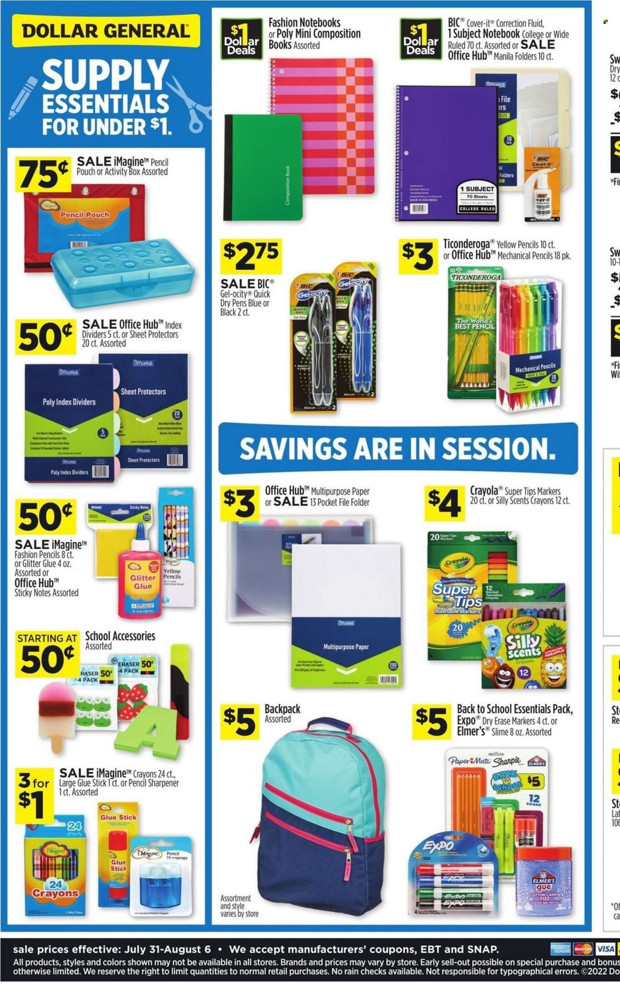 Dollar General Promotions & Flyer Specials August 2022