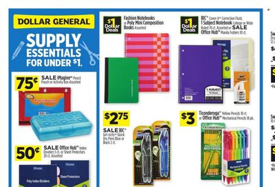 Dollar General Weekly Ad Flyer July 31 to August 7