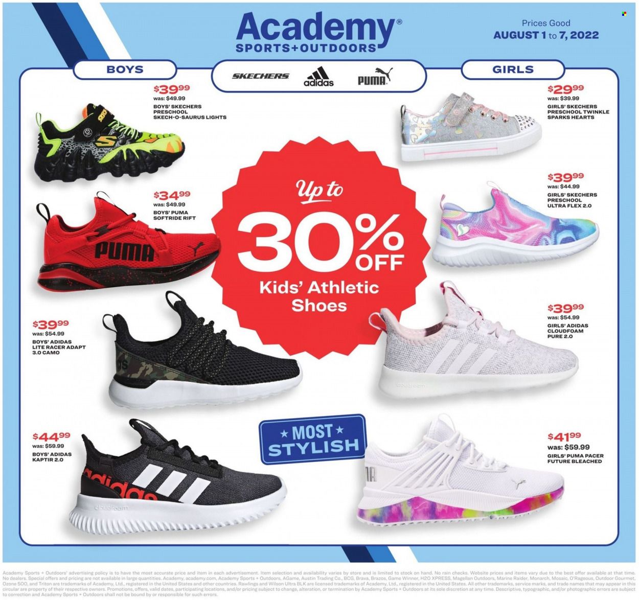 Academy Sports + Outdoors Weekly Ad Flyer July 31 to August 7