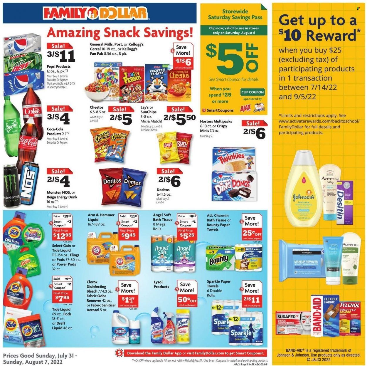 Family Dollar Weekly Ad Flyer July 31 to August 7
