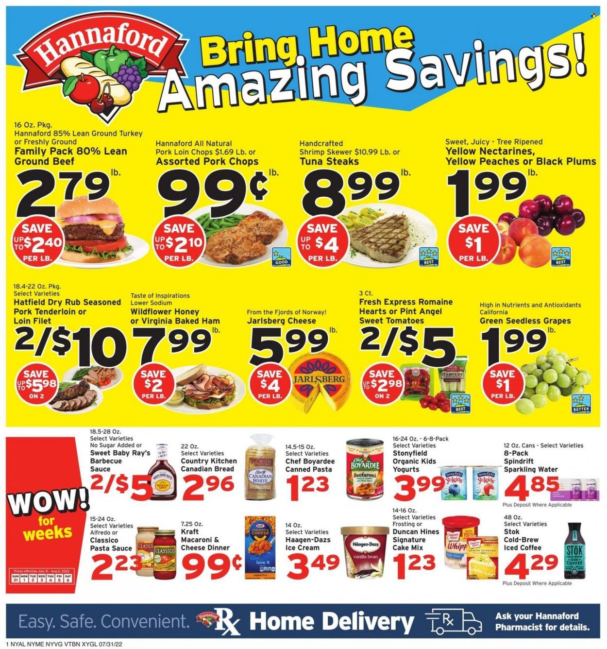 Hannaford (NY) Weekly Ad Flyer July 31 to August 7
