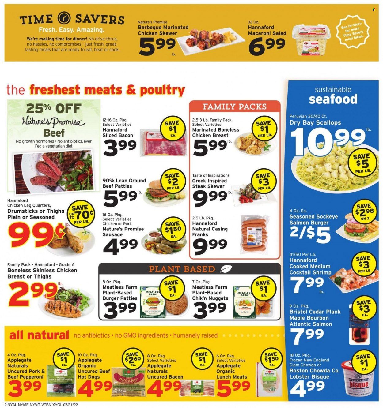 Hannaford (NY) Weekly Ad Flyer July 31 to August 7