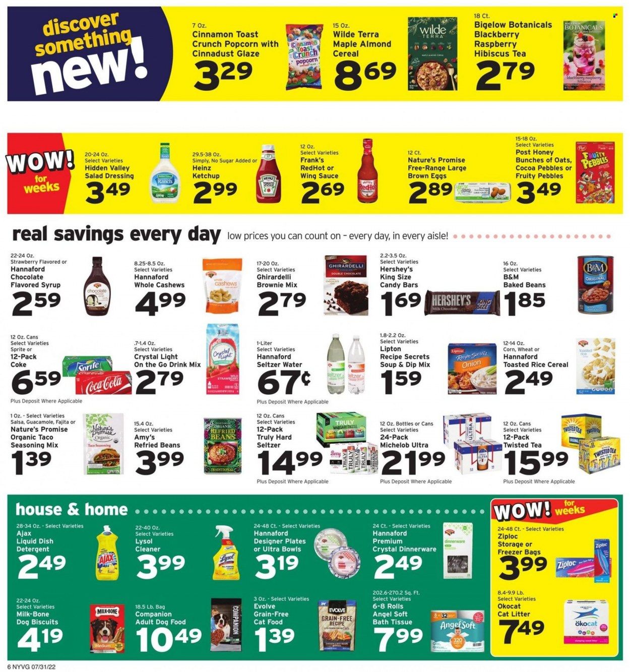 Hannaford (NY) Weekly Ad Flyer July 31 to August 7