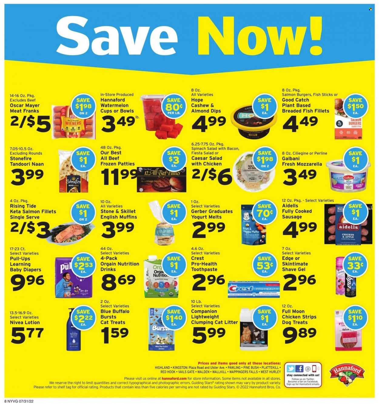 Hannaford (NY) Weekly Ad Flyer July 31 to August 7