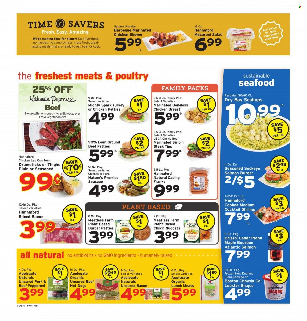 Hannaford (VT) Weekly Ad Flyer July 31 to August 7