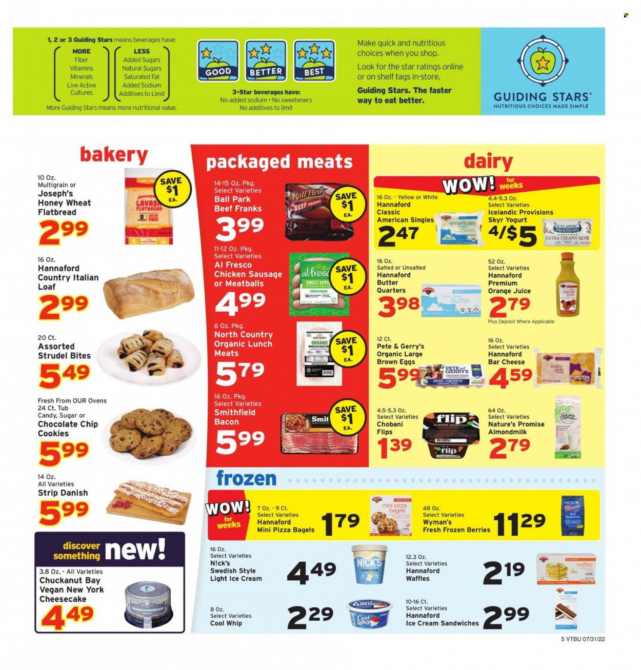 Hannaford (VT) Weekly Ad Flyer July 31 to August 7