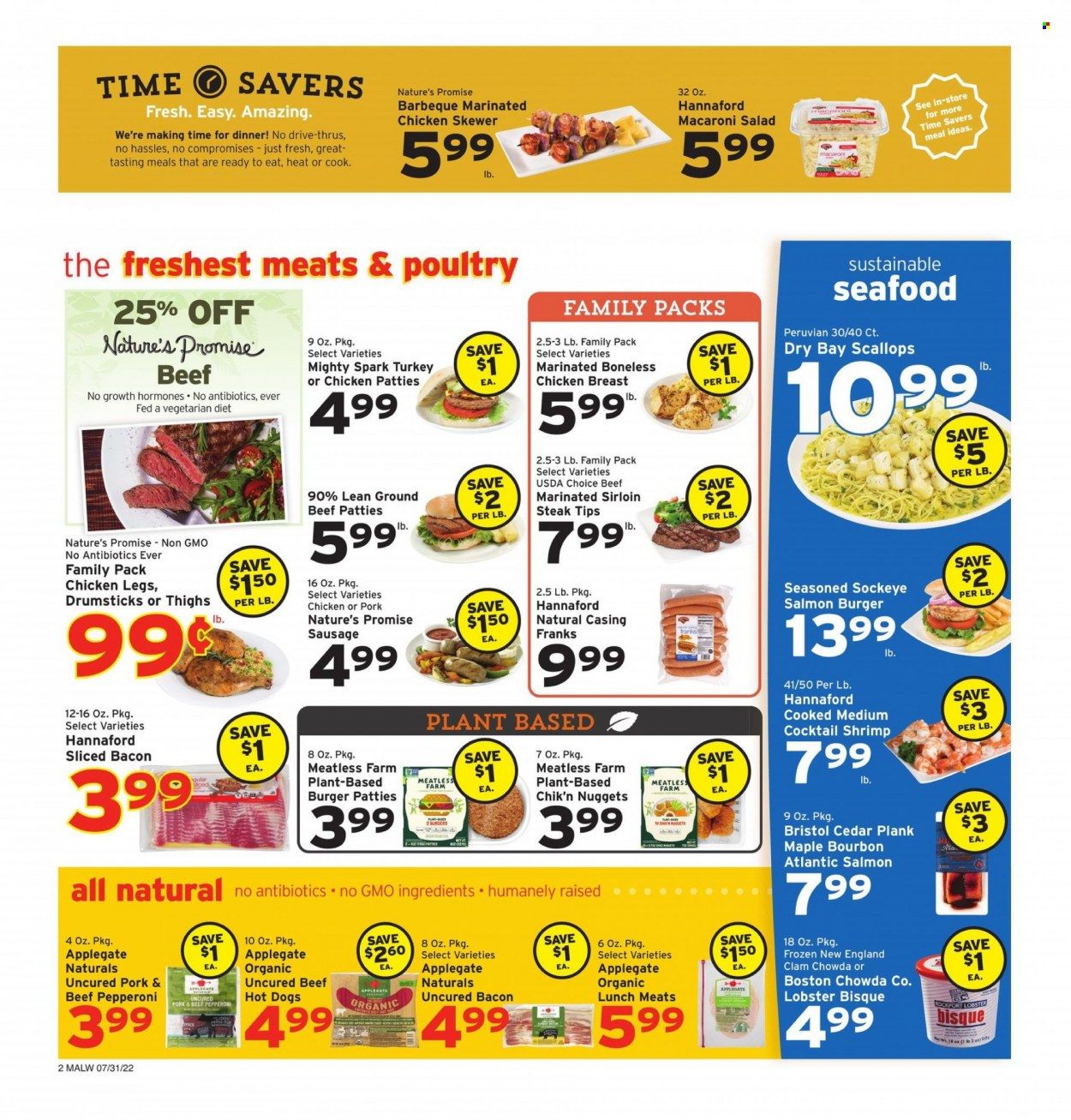 Hannaford (MA) Weekly Ad Flyer July 31 to August 7