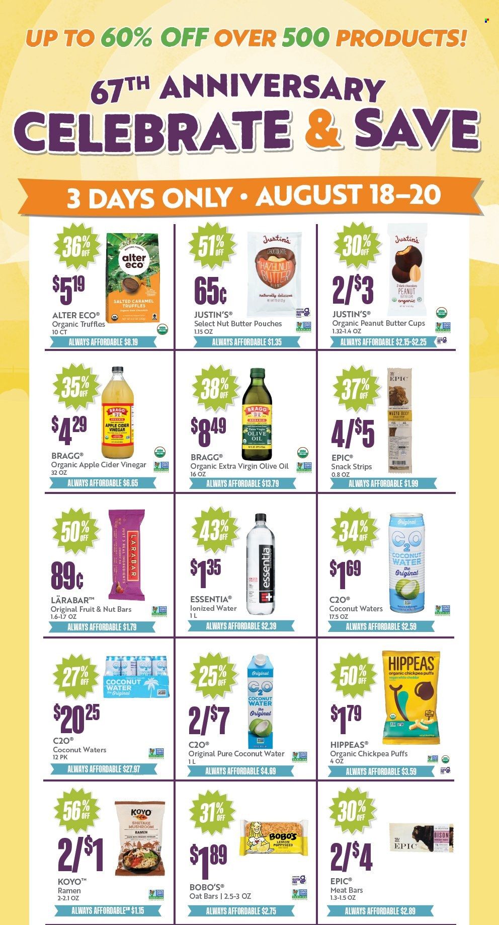 Natural Grocers Weekly Ad Flyer Specials August 18 to August 20, 2022