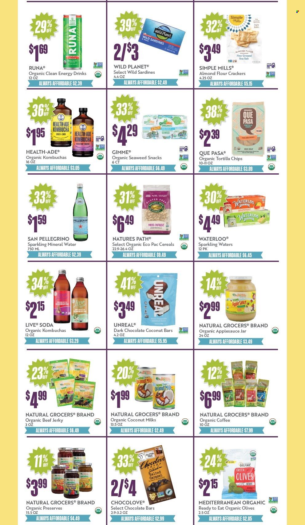 Natural Grocers Weekly Ad Flyer Specials August 18 to August 20, 2022