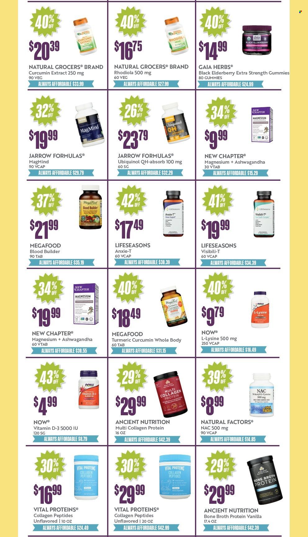 Natural Grocers Weekly Ad Flyer Specials August 18 to August 20, 2022