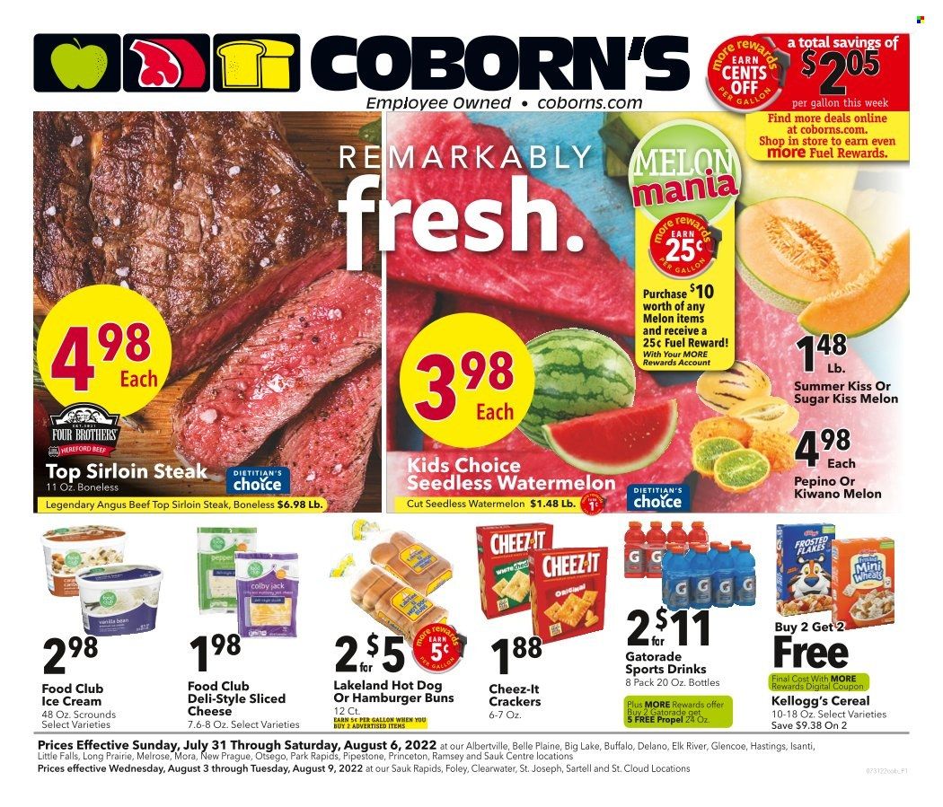 Coborn's (MN, SD) Weekly Ad Flyer July 31 to August 7