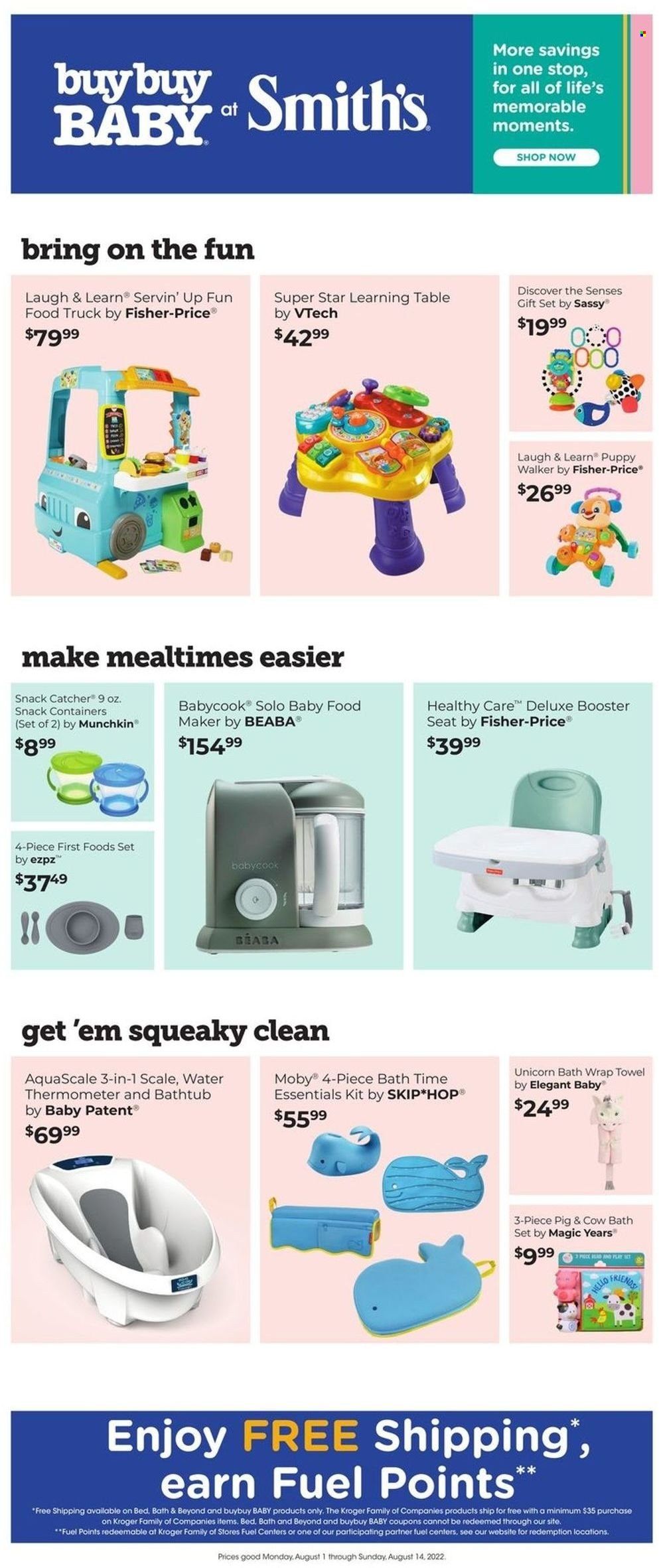 Smith's (AZ, ID, MT, NM, NV, UT, WY) Weekly Ad Flyer August 1 to August 8