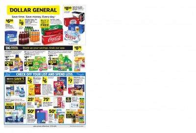Dollar General (TN) Weekly Ad Flyer August 1 to August 8