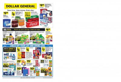 Dollar General (SC) Weekly Ad Flyer August 1 to August 8