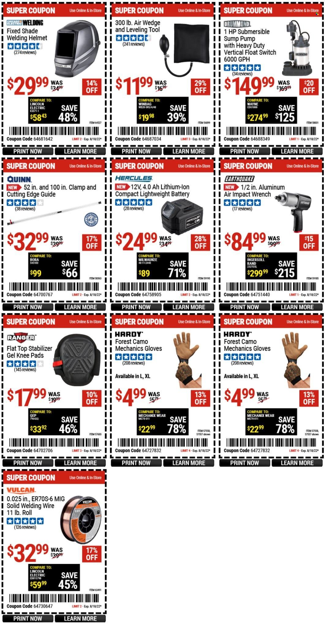 Harbor Freight Weekly Ad Flyer Specials August 1 to August 18, 2022