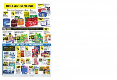 Dollar General (NC) Weekly Ad Flyer August 1 to August 8