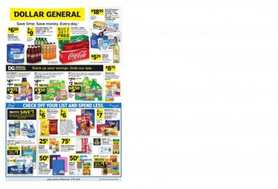 Dollar General (CA) Weekly Ad Flyer August 1 to August 8