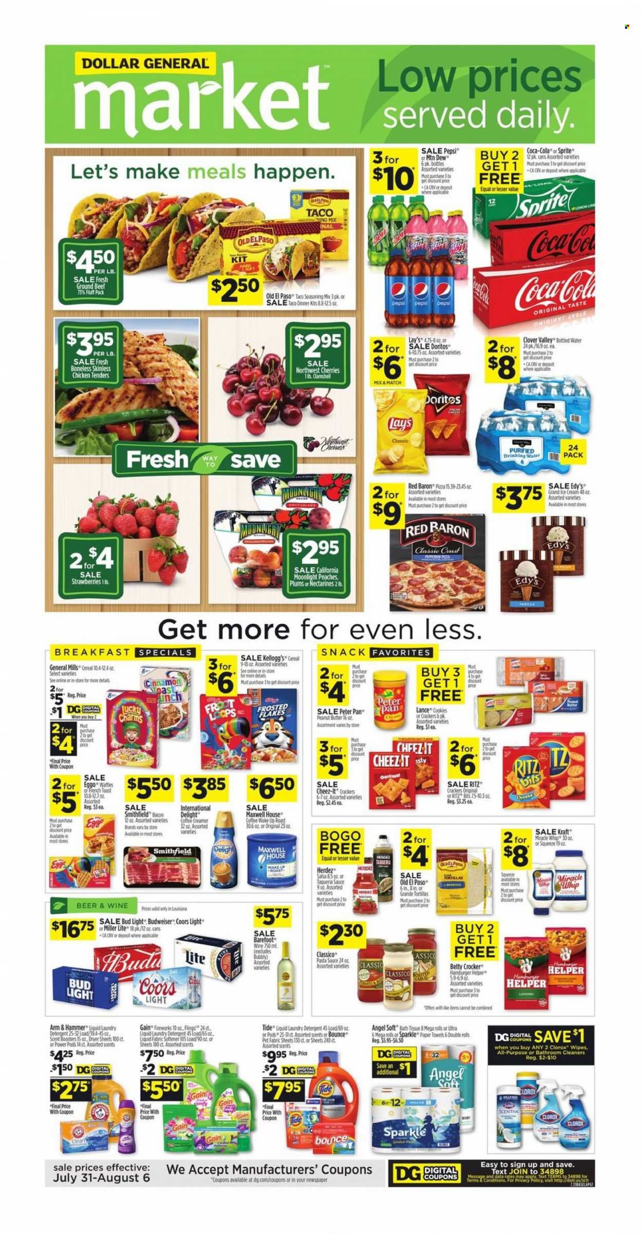Dollar General (LA) Weekly Ad Flyer August 1 to August 8