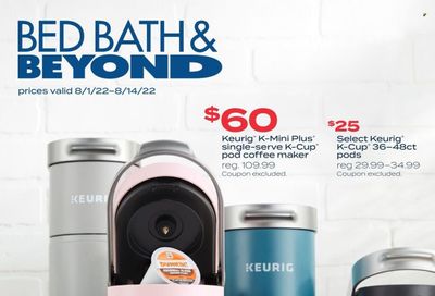 Bed Bath & Beyond Weekly Ad Flyer August 1 to August 8