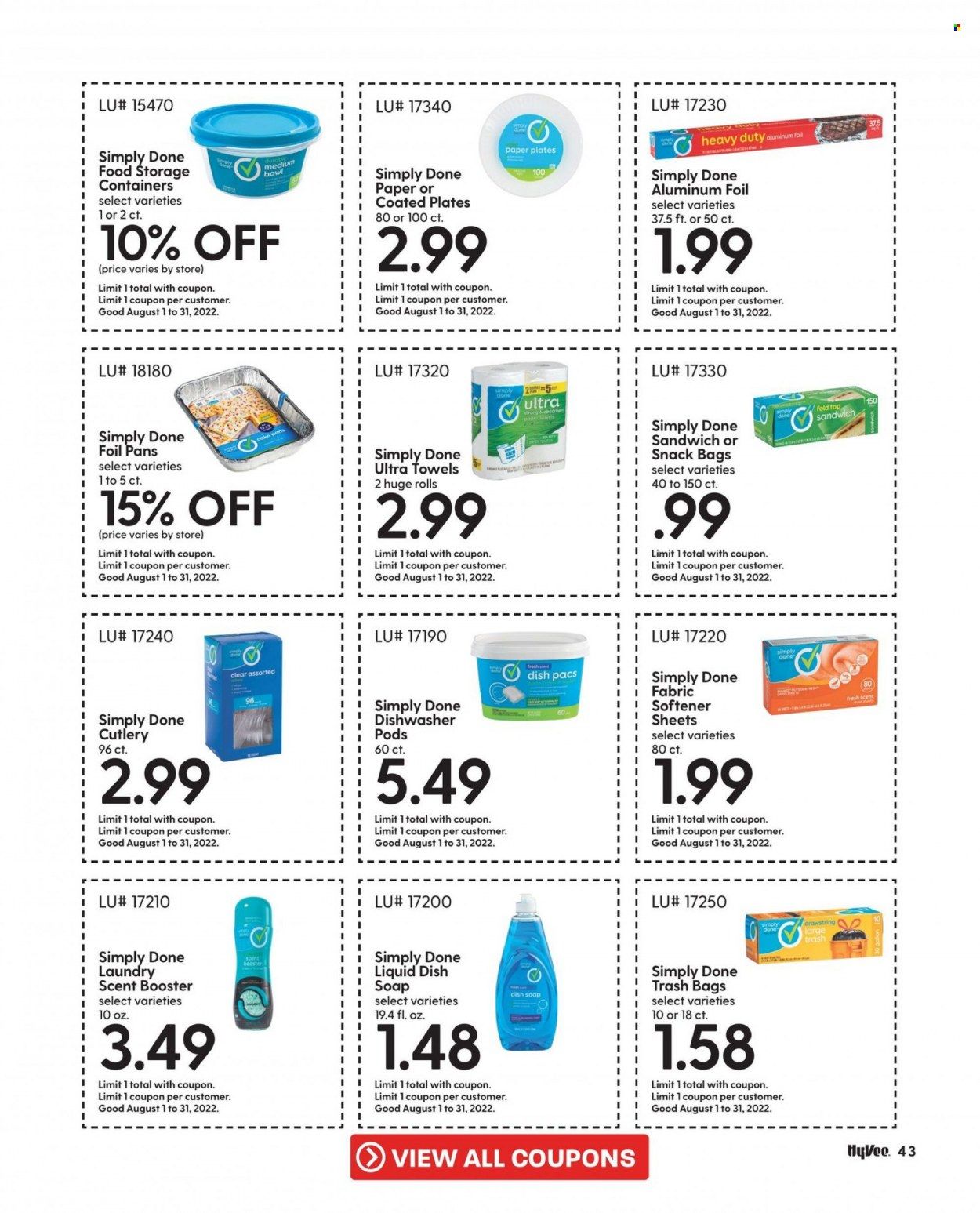 Hy-Vee (IA, IL, MN, MO, SD) Weekly Ad Flyer August 1 to August 8