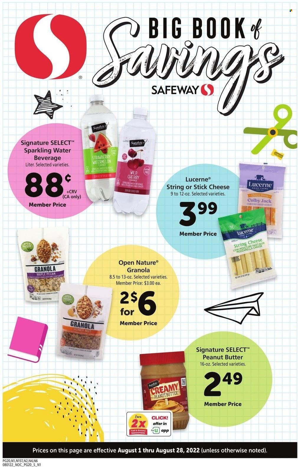 Safeway (CA, HI, OR, WA) Weekly Ad Flyer Specials August 1 to August 28, 2022