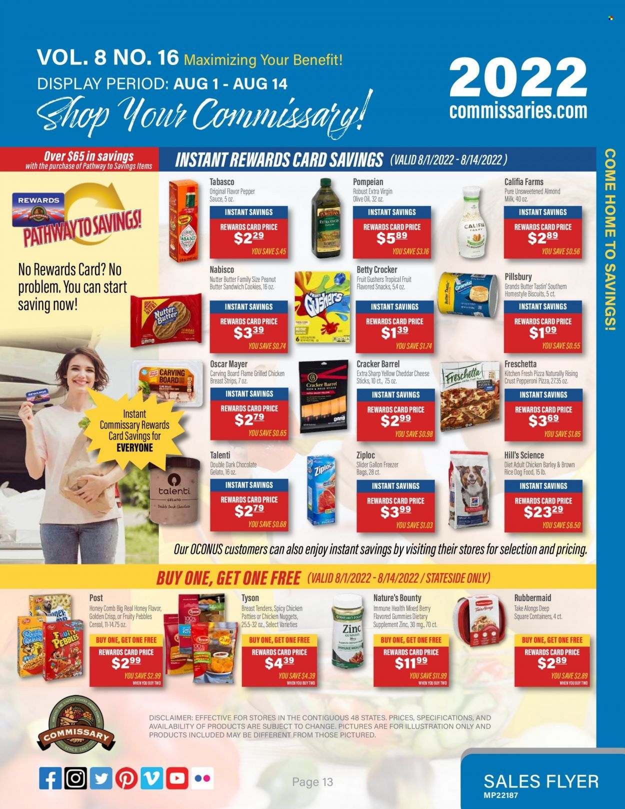 Commissary Weekly Ad Flyer Specials August 1 to August 14, 2022