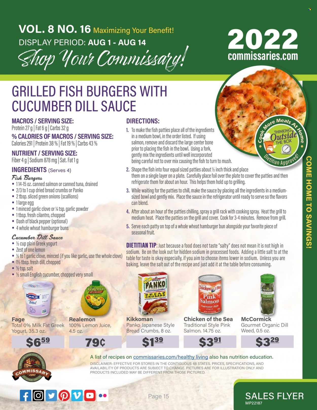 Commissary Weekly Ad Flyer Specials August 1 to August 14, 2022