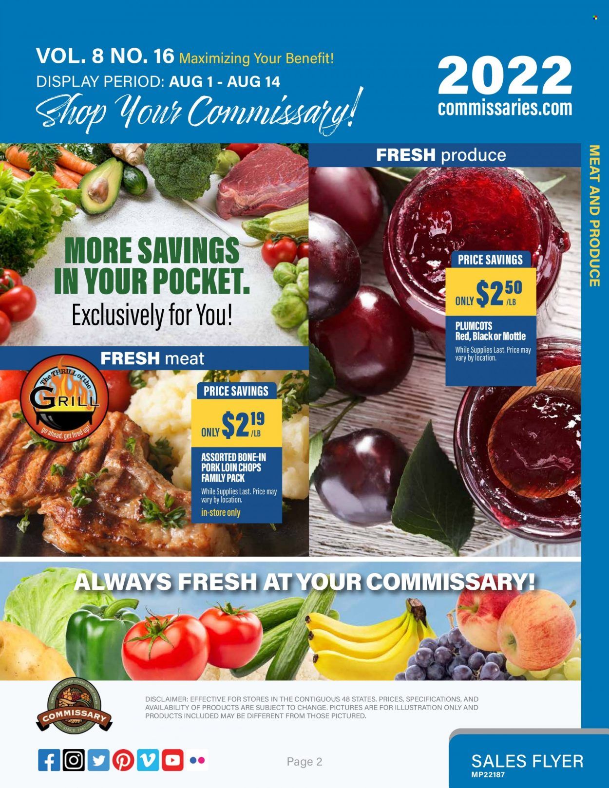 Commissary Weekly Ad Flyer Specials August 1 to August 14, 2022