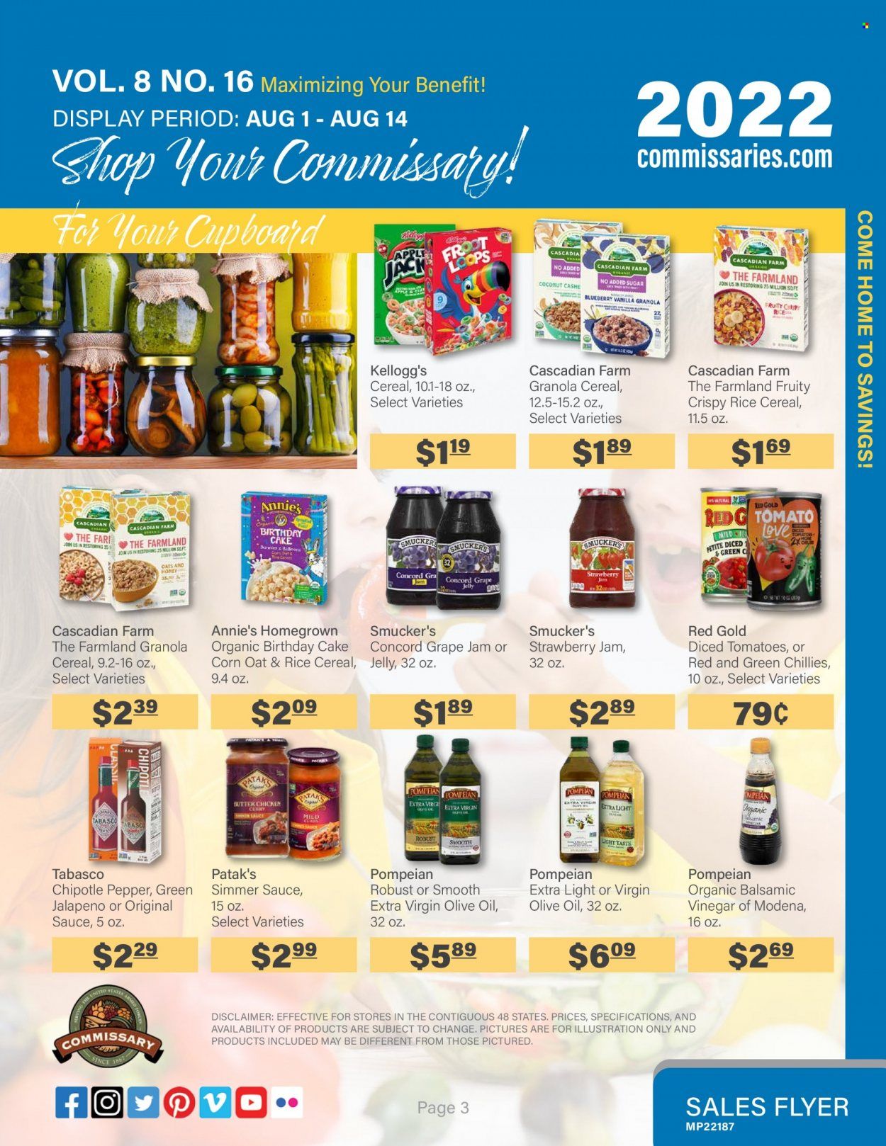 Commissary Weekly Ad Flyer Specials August 1 to August 14, 2022