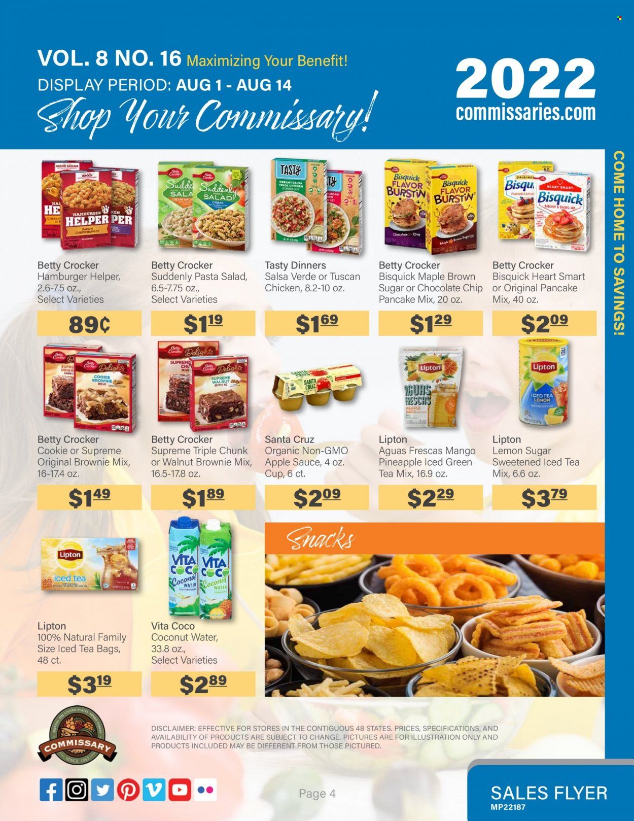 Commissary Weekly Ad Flyer Specials August 1 to August 14, 2022