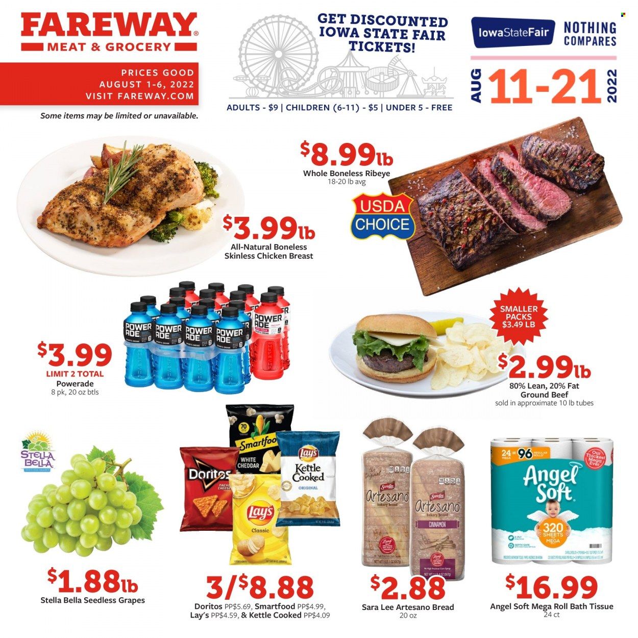 Fareway (IA) Weekly Ad Flyer August 1 to August 8