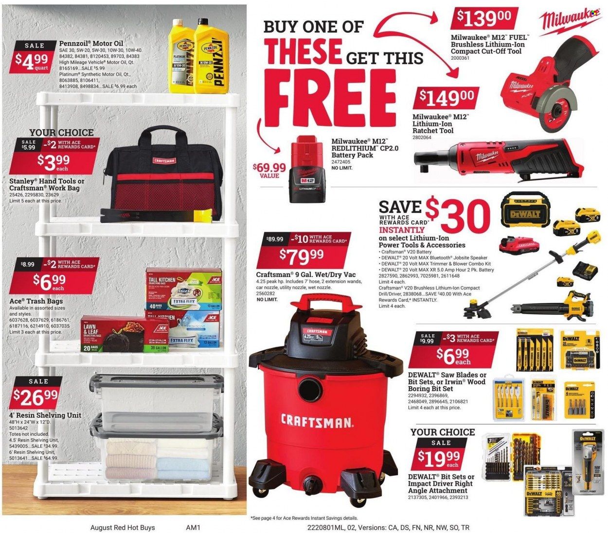 ACE Hardware Weekly Ad Flyer Specials August 1 to August 30, 2022