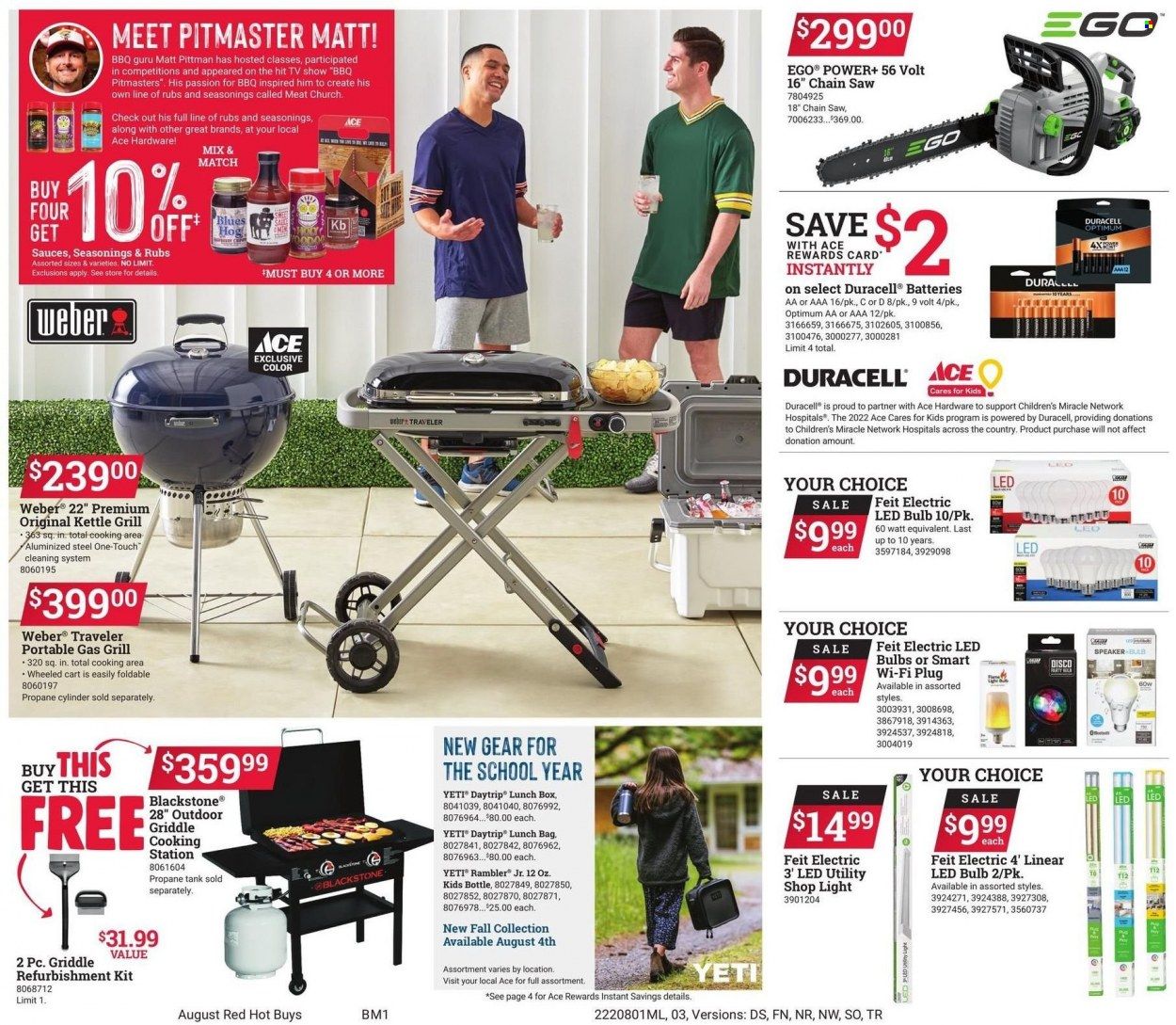 ACE Hardware Weekly Ad Flyer Specials August 1 to August 30, 2022