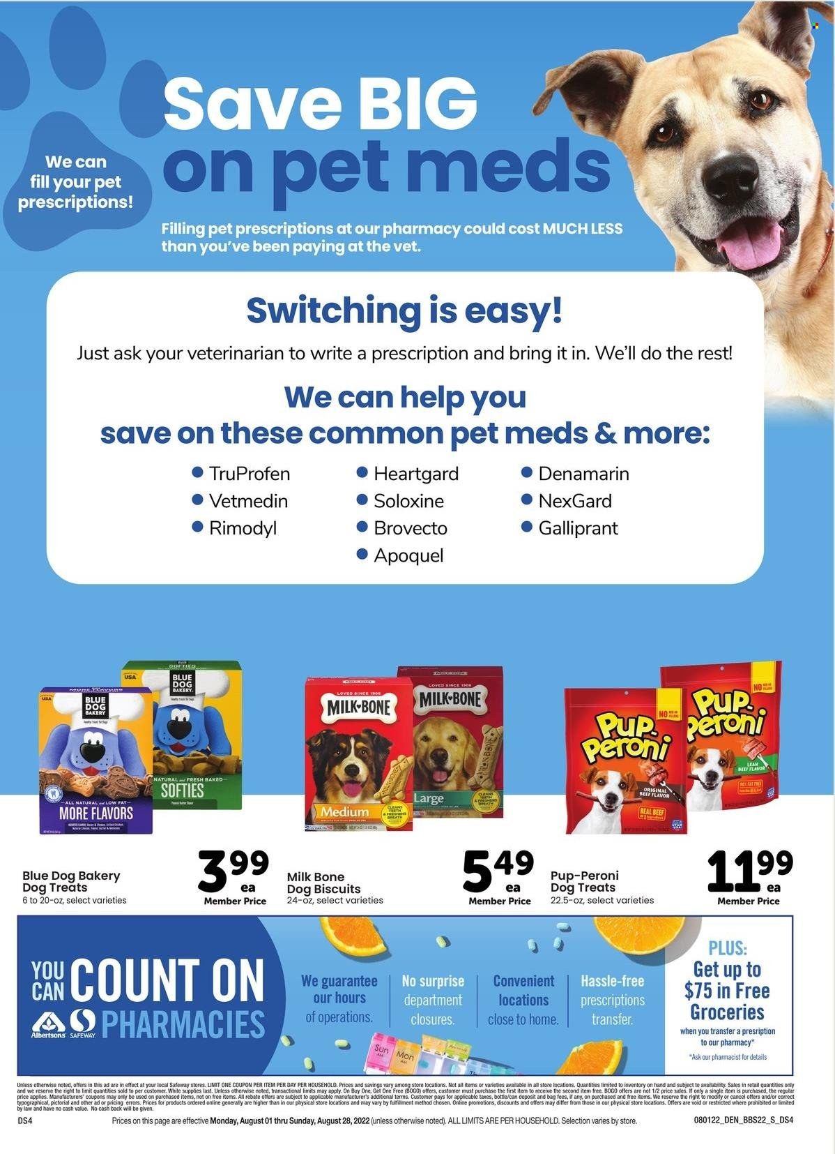 Safeway (SD) Weekly Ad Flyer Specials August 1 to August 28, 2022